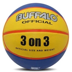 Buffalo Sports 3 On 3 Cellular Rubber Basketball