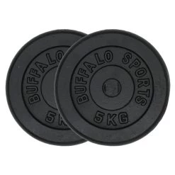 Buffalo Sports 5kg Alpha Weight Plates Pack Of 2