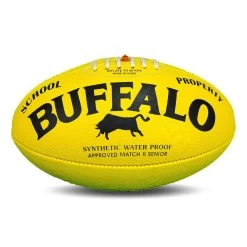 Buffalo Sports Attack All Weather Synthetic Football - Yellow School Property