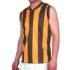 Aussie Rules Guernsey - Brown Gold Stripes