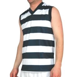 Aussie Rules Guernsey - Navy Blue White
