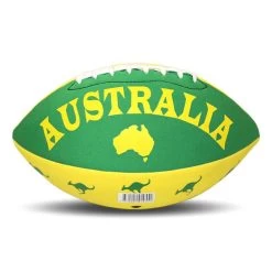 Buffalo Sports Beach Neoprene Footballs - Australia Green & Gold