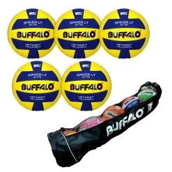 Buffalo Sports BV-170 Spiker Lite Kids Volleyball 5 Pack