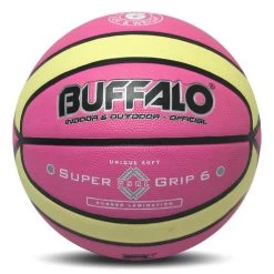 Buffalo Sports Cellular Rubber Basketball Pink And Cream