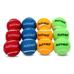 Coloured Yard Tennis Balls - 12 Pack