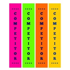 Competitor Ribbons - Pack Of 100