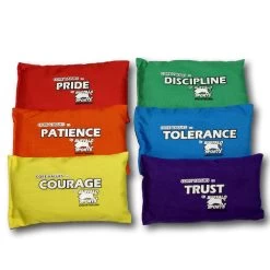 Core Values Bean Bags - Set 2 Keywords