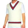 Buffalo Sports Cricket Vest - Navy Blue Red