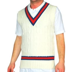 Buffalo Sports Cricket Vest - Navy Blue Red