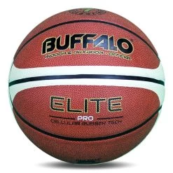 Buffalo Sports Elite Pro Cell Rubber Tech Basketball Brown/Cream
