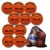 Buffalo Sports Heavy Duty Rubber Basketball 10 Pack