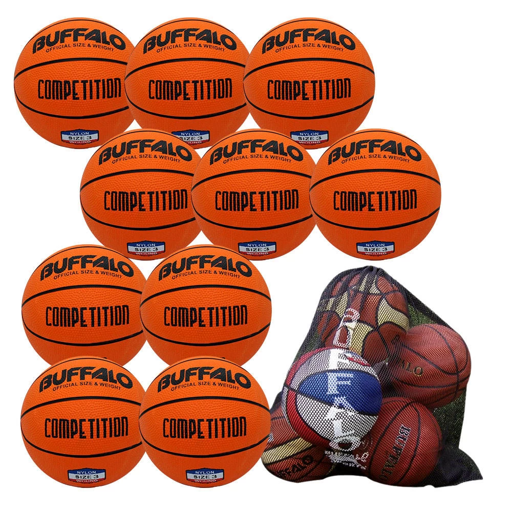 Buffalo Sports Heavy Duty Rubber Basketball 10 Pack 1 Buffalo Sports Heavy Duty Rubber Basketball 10 Pack