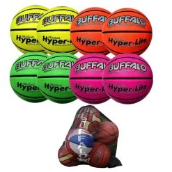 Buffalo Sports Hyper-Lite Cellular Basketball Set Of 8 Balls