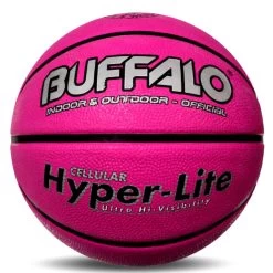 Buffalo Sports Hyper-Lite Cellular Rubber Basketball Neon Pink