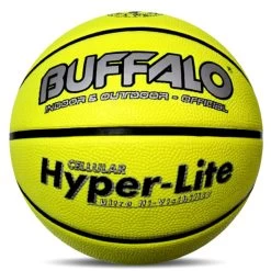 Buffalo Sports Hyper-Lite Cellular Rubber Basketball Neon Yellow