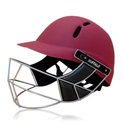 Buffalo Sports Impact Cricket Helmet - Maroon