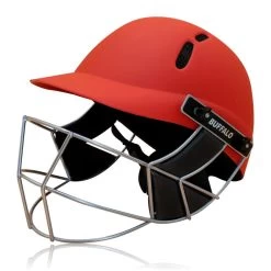 Buffalo Sports Impact Cricket Helmet - Red