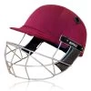 Buffalo Sports Matrix Cricket Helmet With Neck Protector - BSI Compliant Maroon