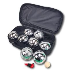 Buffalo Sports Metal Boule Bocce Set - Silver 8 Balls