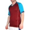 Multi Purpose Sports Shirt - Maroon Sky White