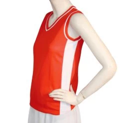Multi Purpose Sports Singlet Female - Red White