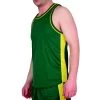 Multi Purpose Sports Singlet Male - Dark Green Gold White