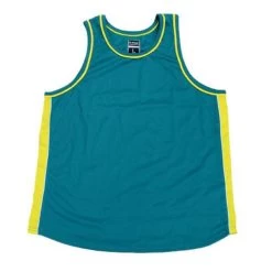 Multi Purpose Sports Singlet Male - Jade Green Gold White