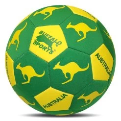 Buffalo Sports Neoprene Beach Soccer Balls - Aussie Green