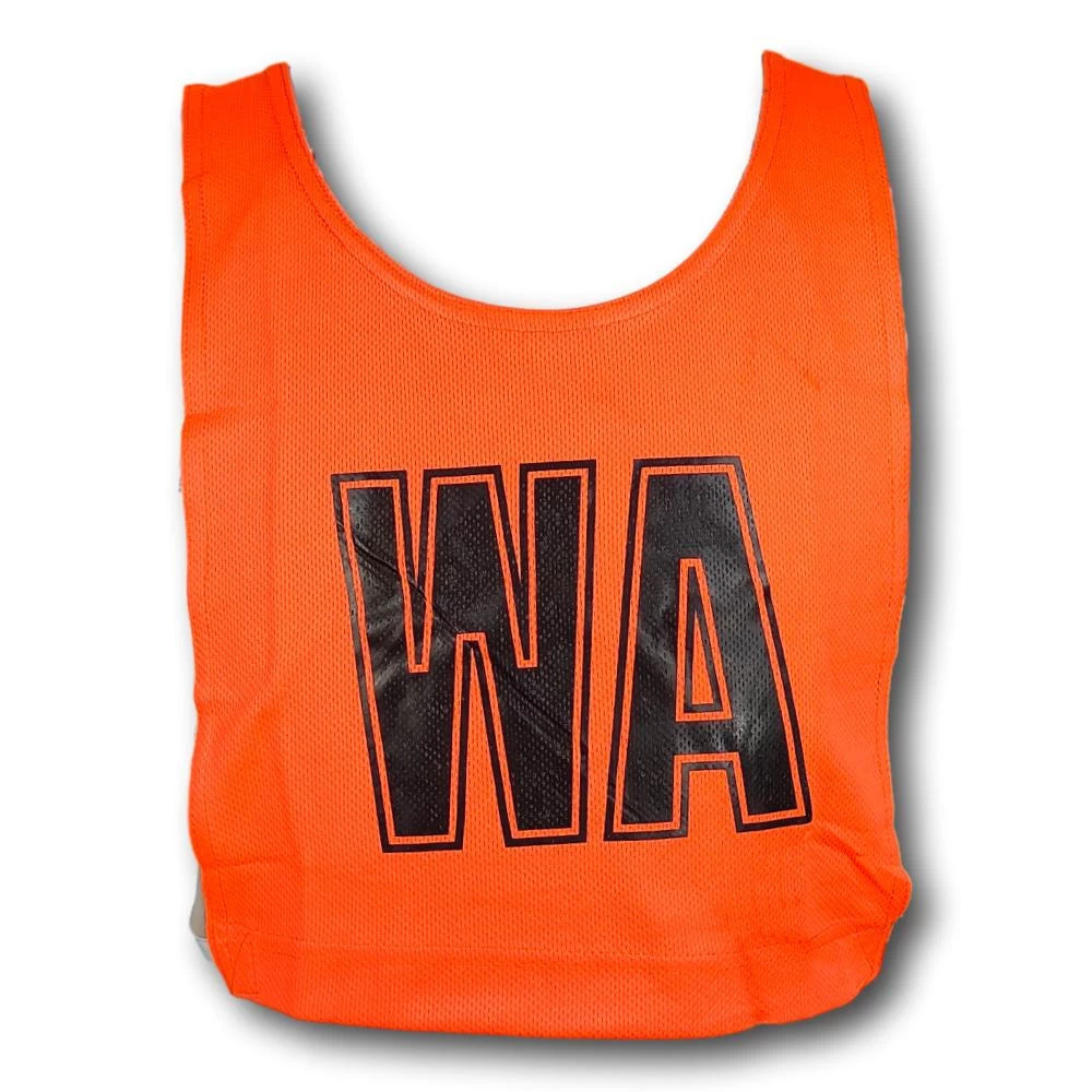Buffalo Sports Netball Bib Set Neon Orange/Black 1 Buffalo Sports Netball Bib Set Neon Orange/Black
