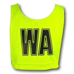 Buffalo Sports Netball Bib Set Neon Yellow/Black