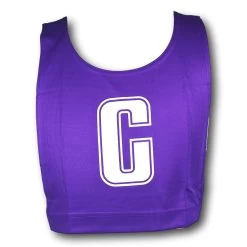 Buffalo Sports Netball Bib Set Purple/White