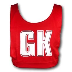 Buffalo Sports Netball Bib Set Red/White