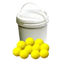 Buffalo Sports Oversize Foam Golf Balls 63mm Bucket Of 30 Balls