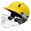 Buffalo Sports Platinum Cricket Helmet - BSI Compliant Golden Yellow
