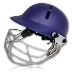 Buffalo Sports Platinum Cricket Helmet - BSI Compliant Navy Blue