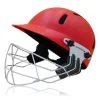 Buffalo Sports Platinum Cricket Helmet - BSI Compliant Red