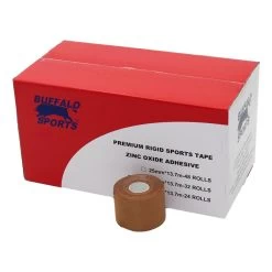 Buffalo Sports Premium Rigid Sports Tape 50mm X 13.7m Box Of 24