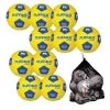 Buffalo Sports Pro Series Rubber Soccer Ball 10 Pack