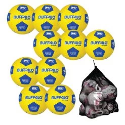 Buffalo Sports Pro Series Rubber Soccer Ball 10 Pack