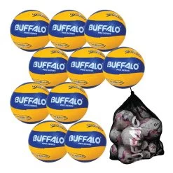 Buffalo Sports Pro Series Rubber Volleyball 10 Pack