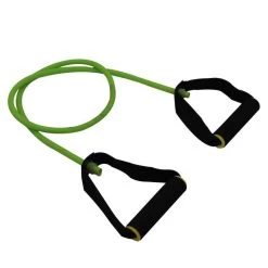 Buffalo Sports Resistance Tube With Handles - 6.8kg Light Green