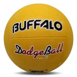 Buffalo Sports Rubber Dodge Utility Ball 22cm