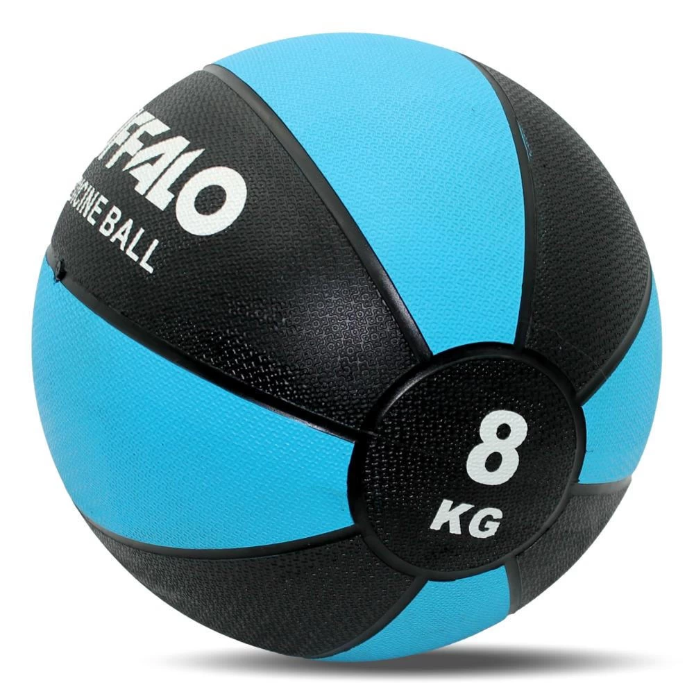 Rubber Medicine Ball - 8kg Medicine Ball | Buffalo Sports 1 Rubber Medicine Ball - 8kg Medicine Ball | Buffalo Sports