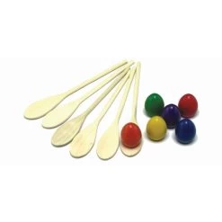 Buffalo Sports Wooden Egg And Spoon Set