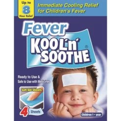 Kool 'N' Soothe Fever Relief Gel Sheets 4pk