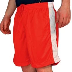 Multi Purpose Classic Unisex Sport Shorts - Red White