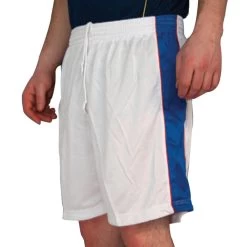 Multi Purpose Classic Unisex Sport Shorts - White Royal Red